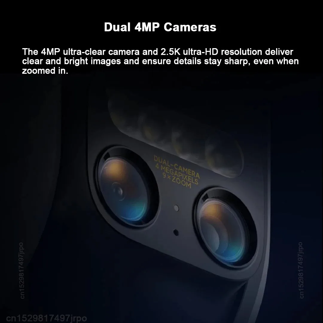 Xiaomi – caméra extérieure CW700S 2.5K, CCTV, Vision nocturne polychrome, WiFi, 4 millions de pixels, IP66, pour maison intelligente, son et lumière d'avertissement, nouvelle collection