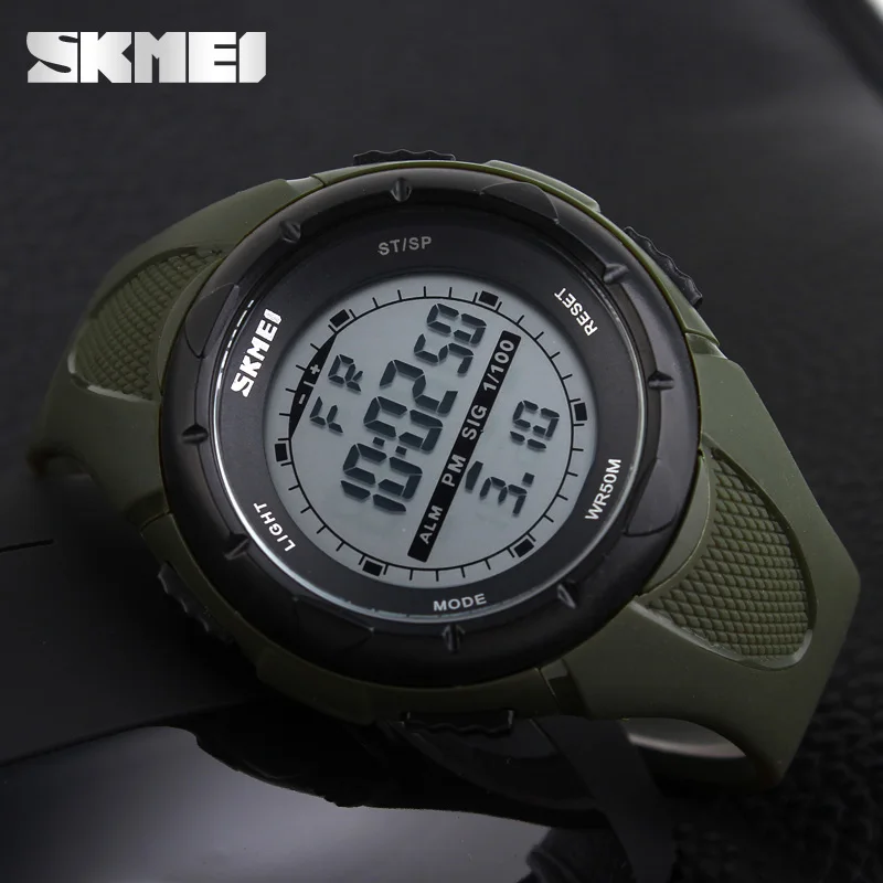 

SKMEI Outdoor Sports Electronic Watch For Men Military Watches Clock Waterproof Fashion Simple Digital Wristwatches Reloj Hombre