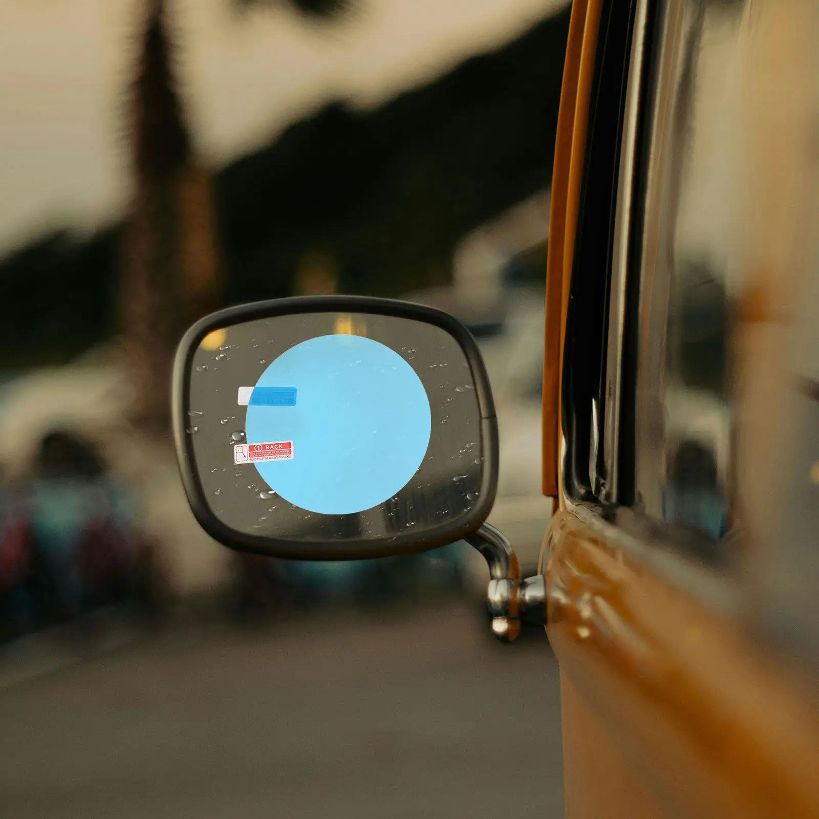 

1 Pair Car Rearview Mirror Film Anti Fog Rain Water Resistant Side Mirror Protector Anti Glare Shield Rear View Protective