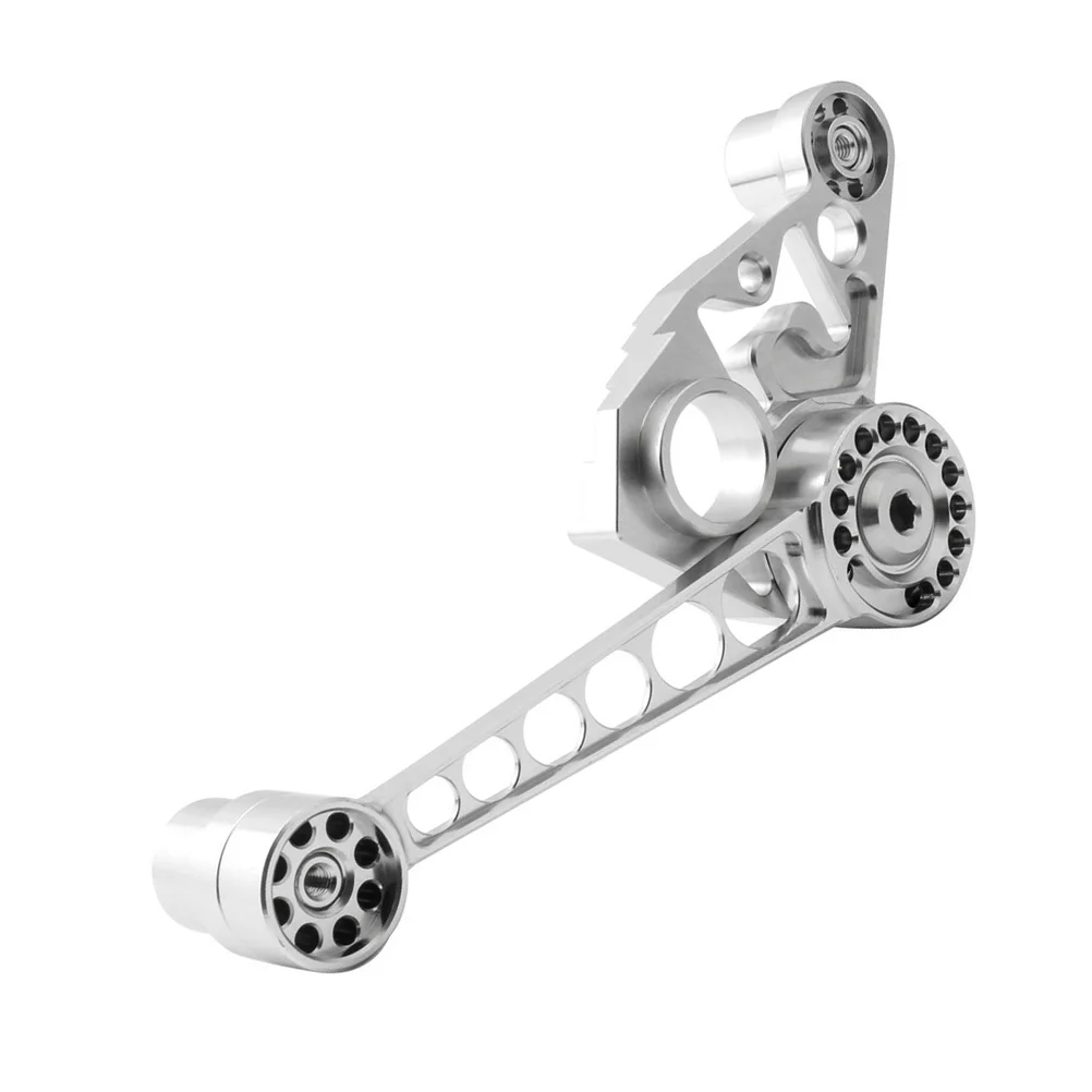 Half Link Bike Chain Press Bracket The Repair Part Holder Silver Aluminum Alloy