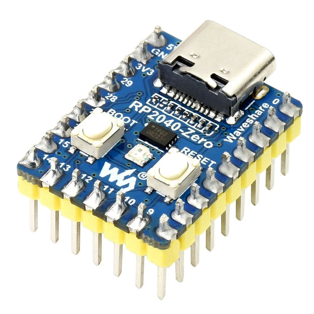 RP2040-Zero-M Microcontroller Development Board Dual Core Processor for Raspberry Pi Zero, Welded