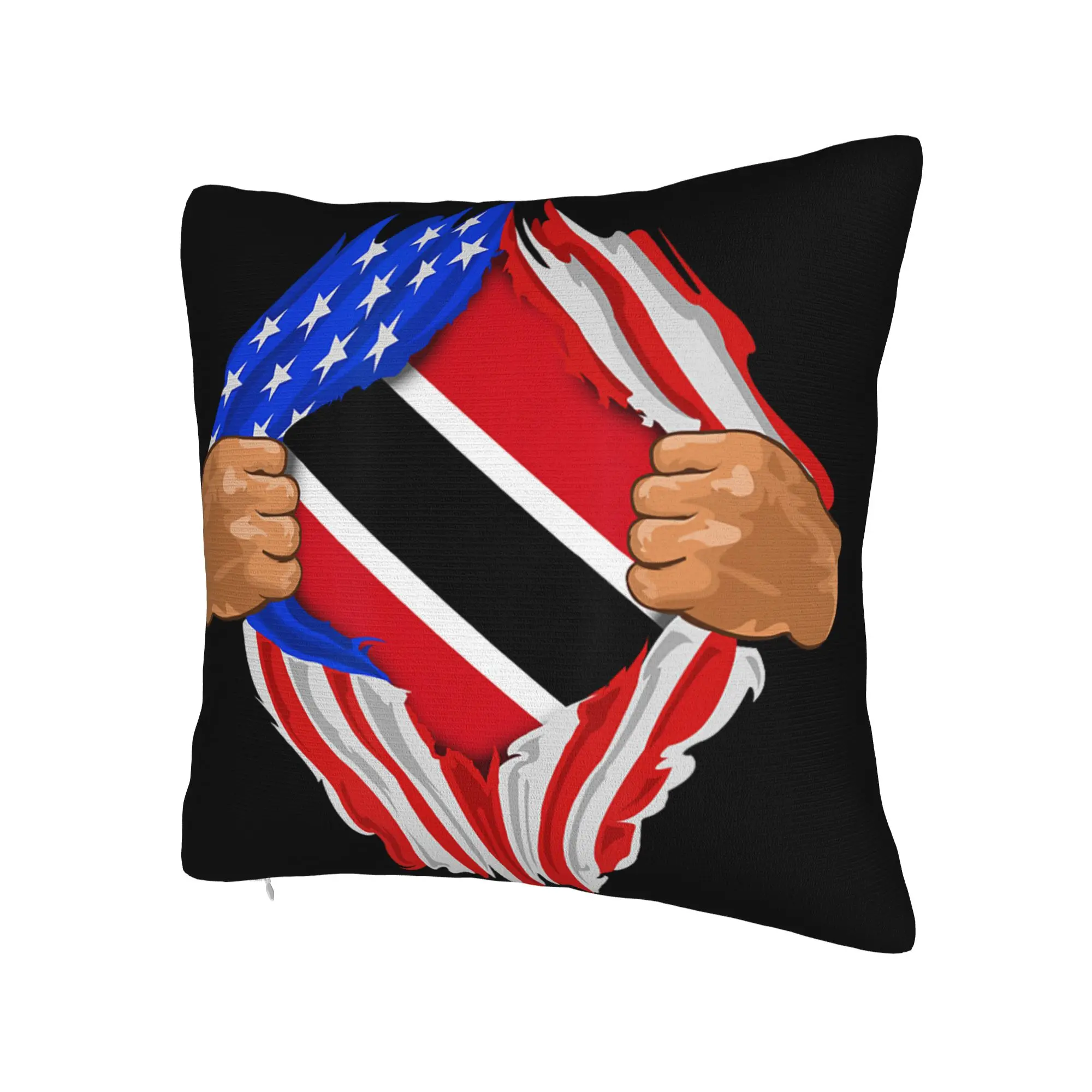 Decorative Pillowcases Trinidad and Tobago Flag Football Accessories Home  Pillow Case Cover Zippered Multi-Size
