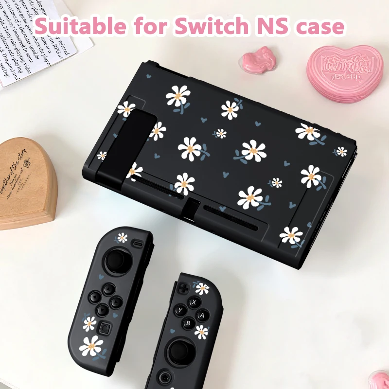 This protective case for Switch NS/OLED，durable TPU，shockproof and drop-proof soft shell，the best choice for Switch players