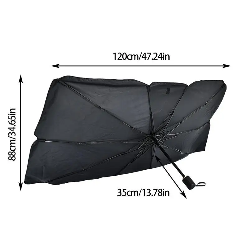 Parabrezza per auto parasole ombrello parasole per auto ombrellone parasole portatile protezione UV parabrezza per auto SUV