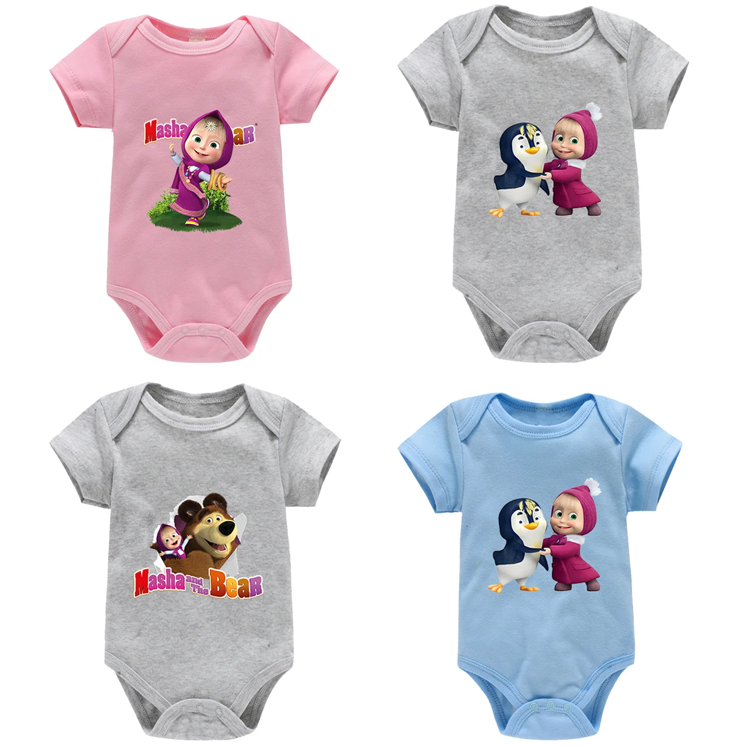 Детская-одежда-с-принтом-Маша-и-Медведи-хлопковый-комбинезон-для-новорожденных-мальчиков-и-девочек-с-коротким-рукавом-подарочный-ромпер-для-малышей