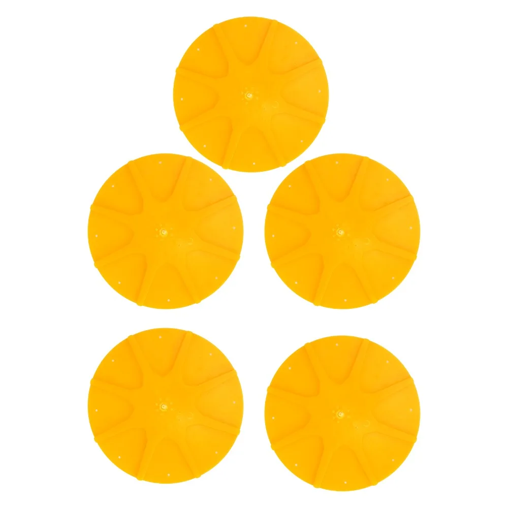 5pcs Reasonable 8-Way Bee Escape Equipment Yellow Round Beehive Escape Lightweight Plastic Beekeeper Supplies Beekeeper