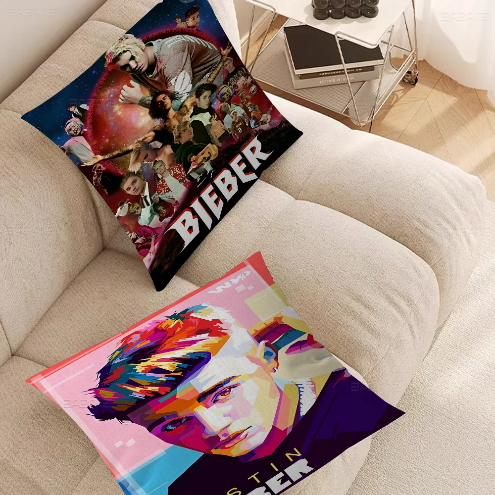 

Justin Bieber Cushion Cover Inches Farmhouse Decor Home Throw Pillow Covers For Couch Decorations