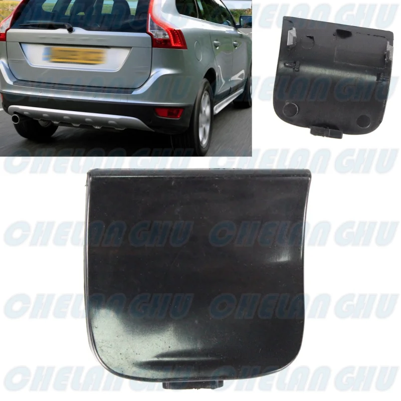 

For Volvo XC60 2009 2010 2011 2012 2013 2014 2015 2016 2017 Car-styling Rear Bumper Trim Tow Eye Hitch Cover 39855036