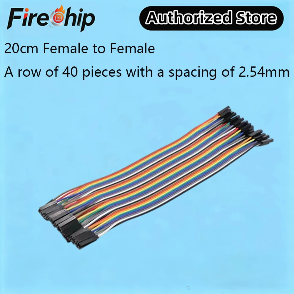 40PIN Kabel Dupont Lijn 10 cm 20 cm 30 cm Man op Man Vrouw tot Vrouw Man-vrouw Jumper Dupont Draad Kabel Voor PCB DIY KIT