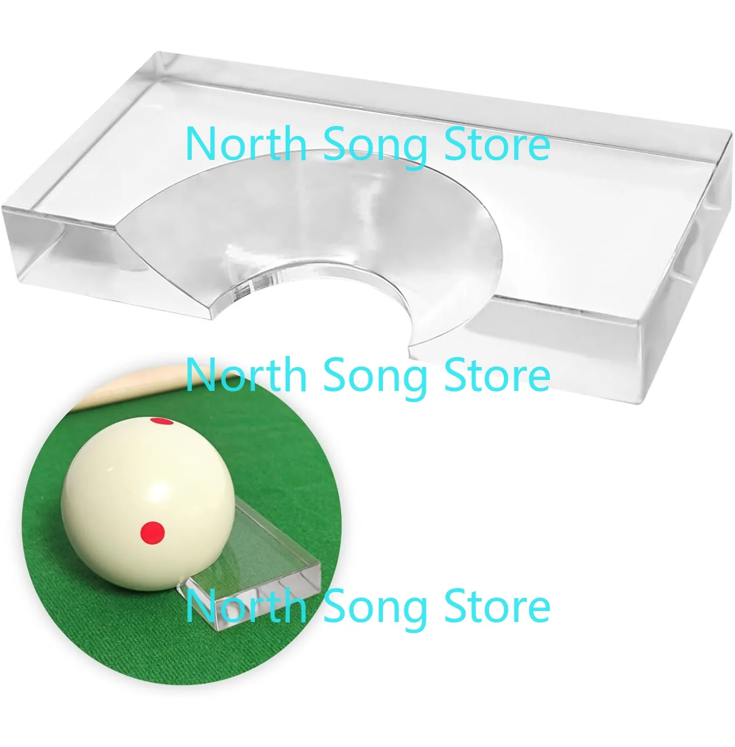 

Акриловый маркер положения шаров для бассейна, точный локатор бильярдного кия для 2 шаров 1/4 дюйма — для профессиональных столов, дома, паба, использования в семье