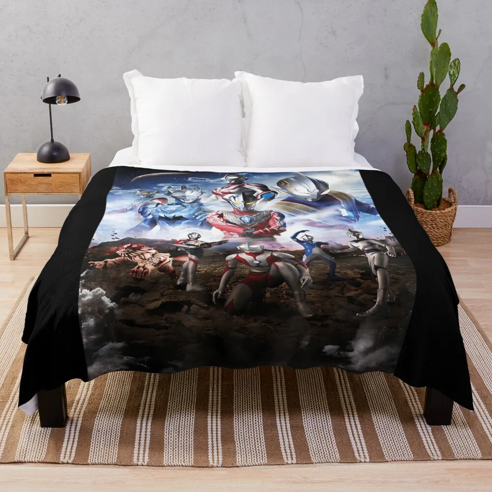 

Ultraman Ultraman Ultraman Throw Blanket Furrys Blankets