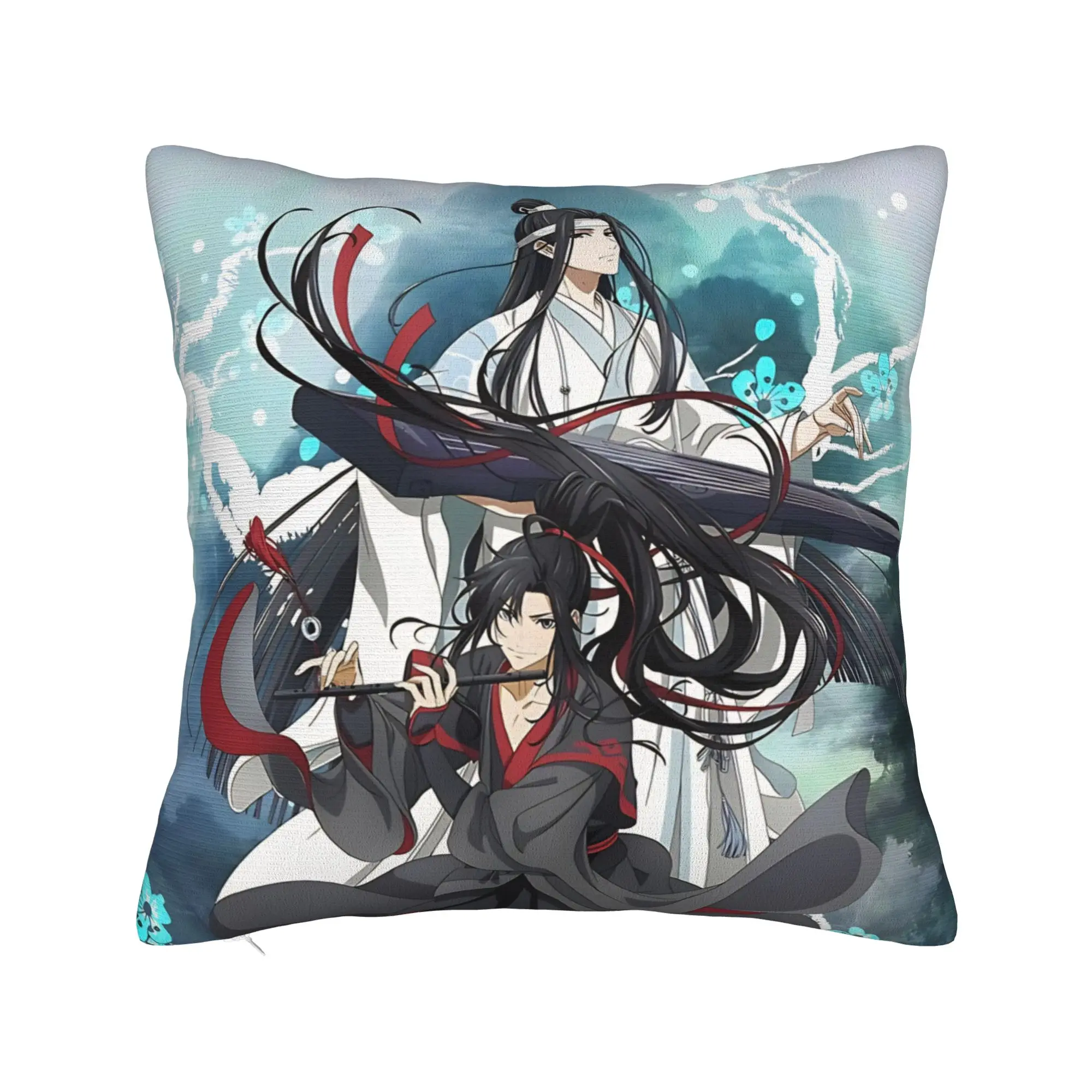 Lan Wangji And Wei Ying Mo Dao Zu Shi Grandmaster Of Demonic Cultivation Pillow Case Pillow Cover Pillowcases For Home Decor