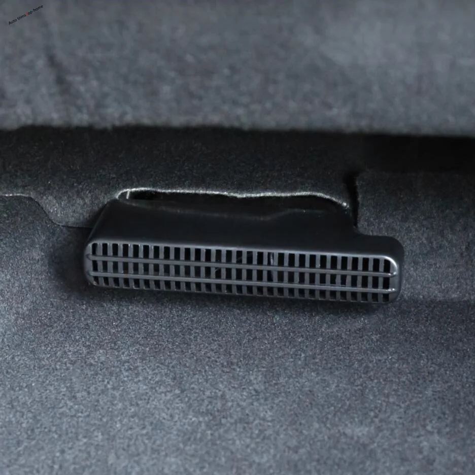 

Black Car Under Seat Rear AC Heat Floor Air Conditioner Vent Outlet Grille Cover Fit For Kia Seltos 2019 - 2023 Car Styling