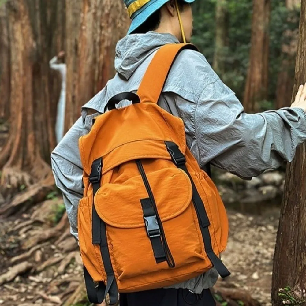 

Durable Waterproof Outdoor Backpack Casual Style Multifunction Travel Backpack Nylon Adjustable Straps Laptop Bag Hiking