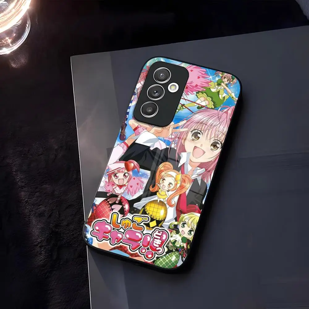 Shugo Chara Anime Phone Case Glass for Samsung Galaxy S21 S22 S20 S24 S23 Ultra Fe Plus A34 A54 A24 A52 A53 M54 Coque