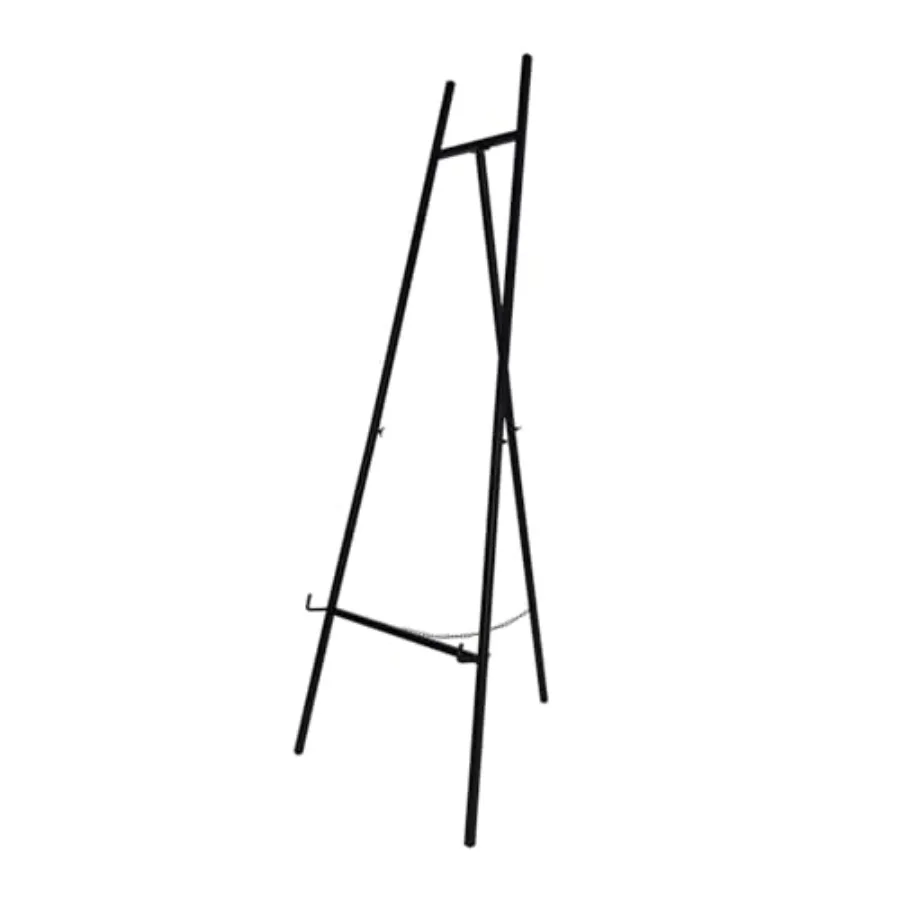 

Металлическая напольная подставка-мольберт с цепной опорой для зеркала, железная подставка для демонстрации свадебных табличек, 58 дюймов, регулируемая, для художественных работ и рукоделия