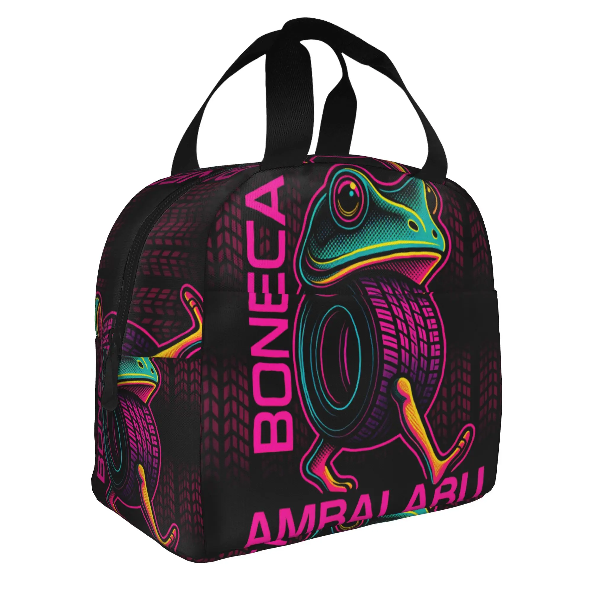 Italian Brainrot Boneca Ambalabu Insulated Lunch Tote Bag for Women Funny Meme Resuable Thermal Cooler Food Lunch Box School