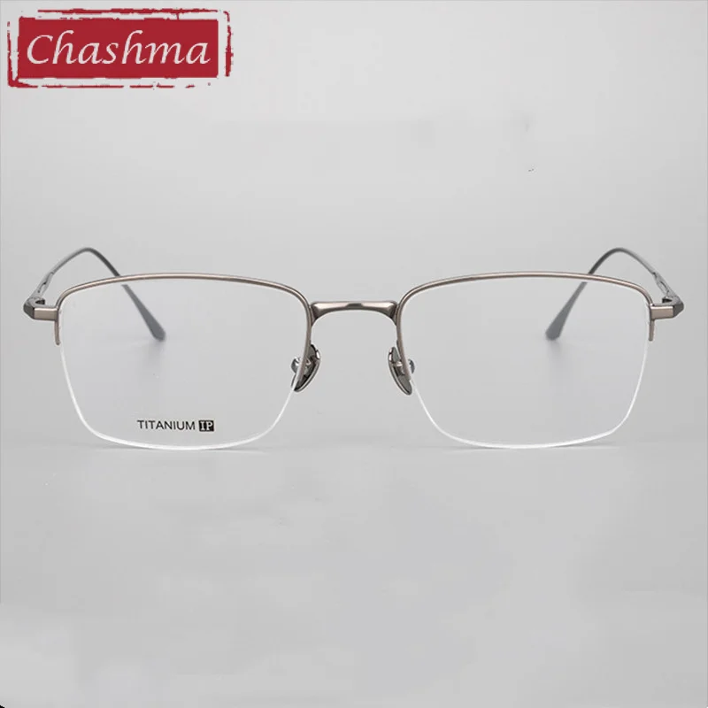 Chashma Ultra Light Pure Titanium Men Prescription Glasses Gentlemen Optical Eyewear Spectacles Super Quality  Eyeglass