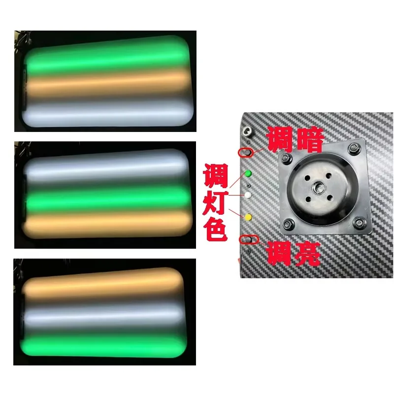 Sin batería recargable de 18v, lámpara de abolladuras inalámbrica con 8 lámparas Led, herramientas de reparación de automóviles ajustables, lámpara de abolladuras PDR king