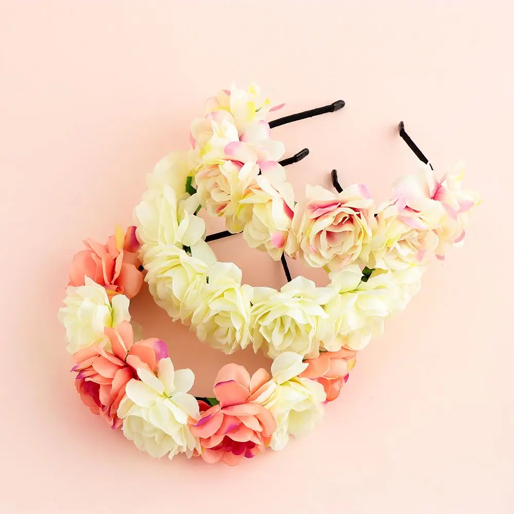 

Bohemia Princess Hair Accessories Beach Headwear Wedding Party Bride Headhoop Women Flower Headband