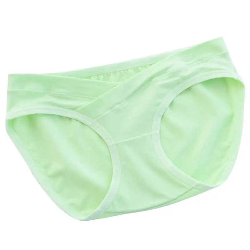 

Cotton Low Waist Maternity Panties Size L Purple Stretchy Comfortable Pregnancy Under Bump Underwear Soft Breathable Support