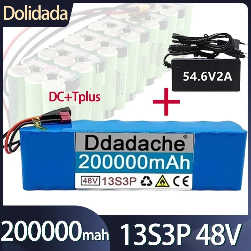 

Литий-ионный аккумулятор для электровелосипеда, 48 В, 2000 мАч, Вт, p T + DC