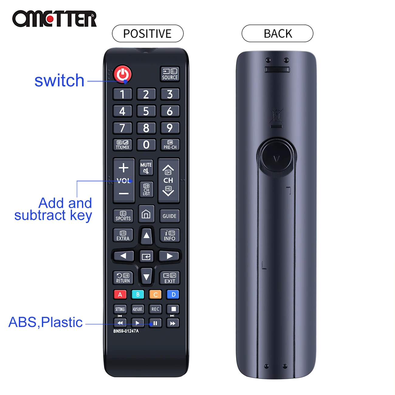 For Samsung Smart TV Remote Control BN59-01247A UA78KS9500W UA88KS9800 UA70KU6000W UA75KS9005