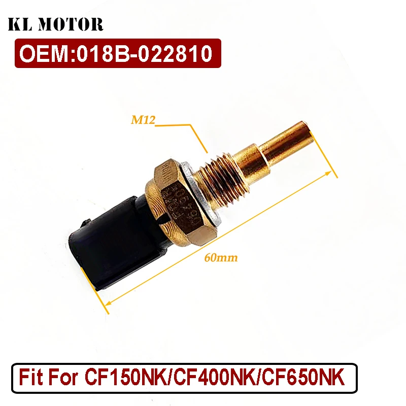 

Water Temperature Sensor for CF 500 600 625 X5 X6 Z6 ATV UTV CF150NK/CF400NK/CF650NK Quad Buggy Go Kart Repair 018B-022810