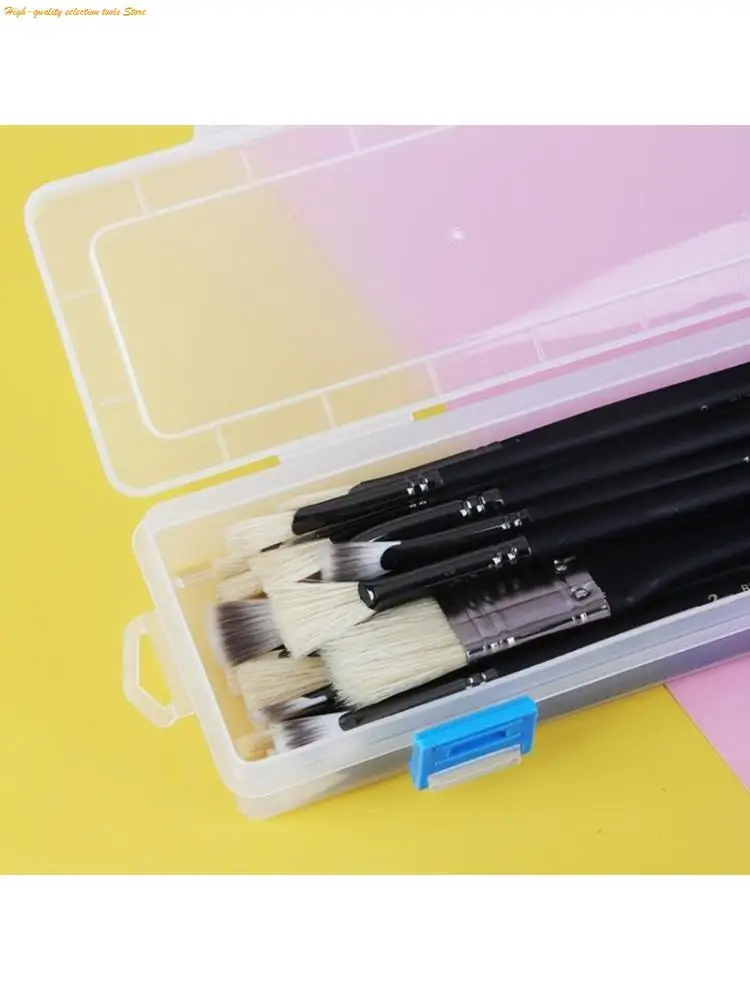 203F Tool Storage Box Streamlined Design For Artists Students Professional Organize Cosmetics Stationery Craft Items Case