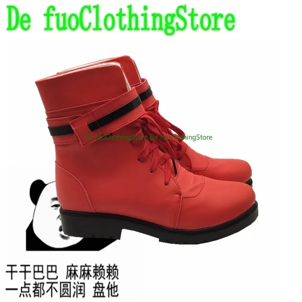 เสื้อผ้า คอสเพลย์ ชุดอนิเมะ รองเท้า ไฟนอลแฟนตาซี 7 รองเท้าคอสเพลย์ทีฟา การปรับแต่งอุปกรณ์ประกอบฉาก การปรับแต่งตามภาพ