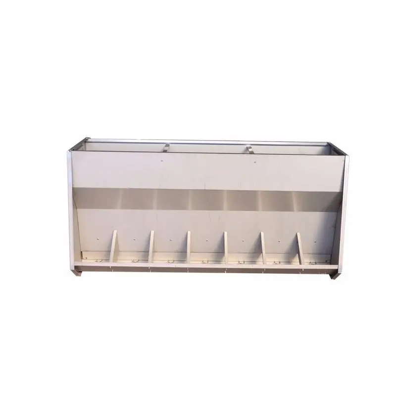 Stainless Steel Feeding Trough, Liquid Feed Line for Pig Farm, Fattening House Trough, Durable and Easy to Clean