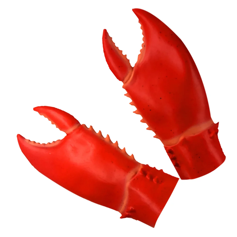 

Lobster Cosplay Costume Accessory Balaclava Gloves Latex Crab Claw Men and Women Giant