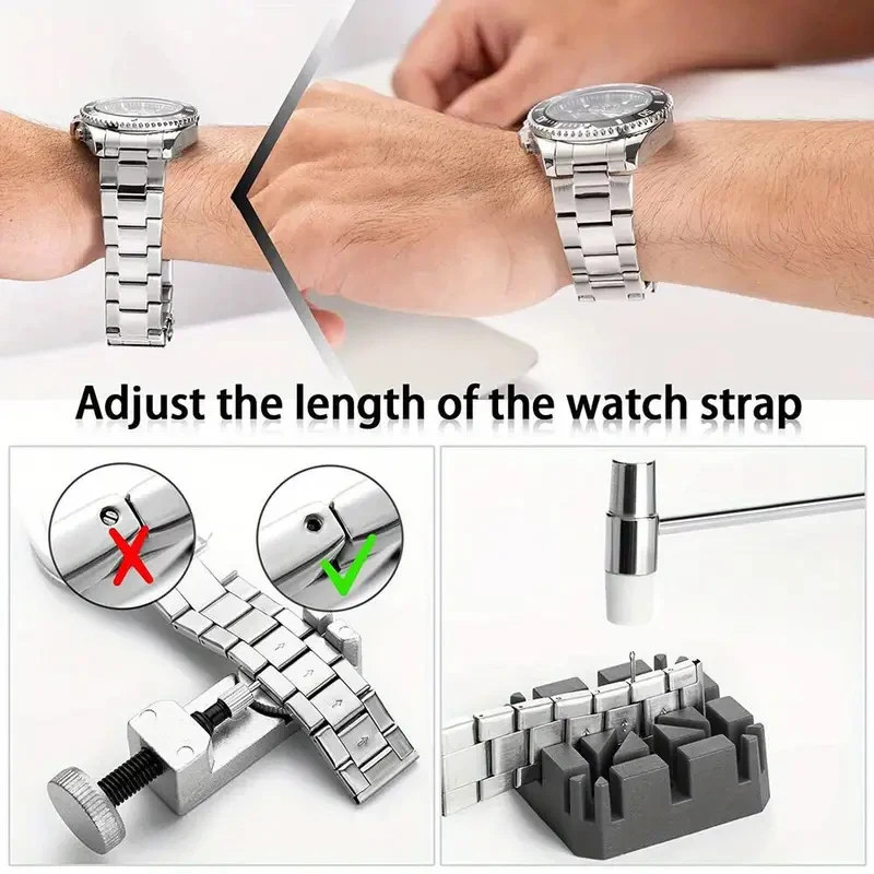 Professional Easy Link Disassembly And Strap Size Adjustment Tool Set Professional Watch Repair Tool Set Gift For Father image 5