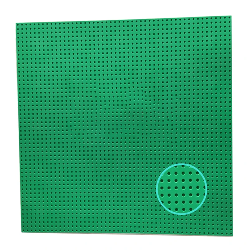 Baseplate 50 x 50 Points Small Dots LOGO MOC Element Building Blocks Base Plate Small Bricks for Pixel Art Construction Kids Toy