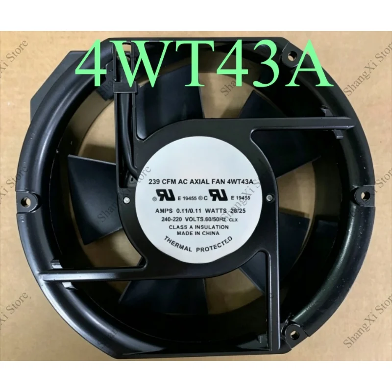 1PCS Brand New 4WT43A 239 CFM AC Axial Fan 240-220V 26/25W 4WT43A Fast Delivery