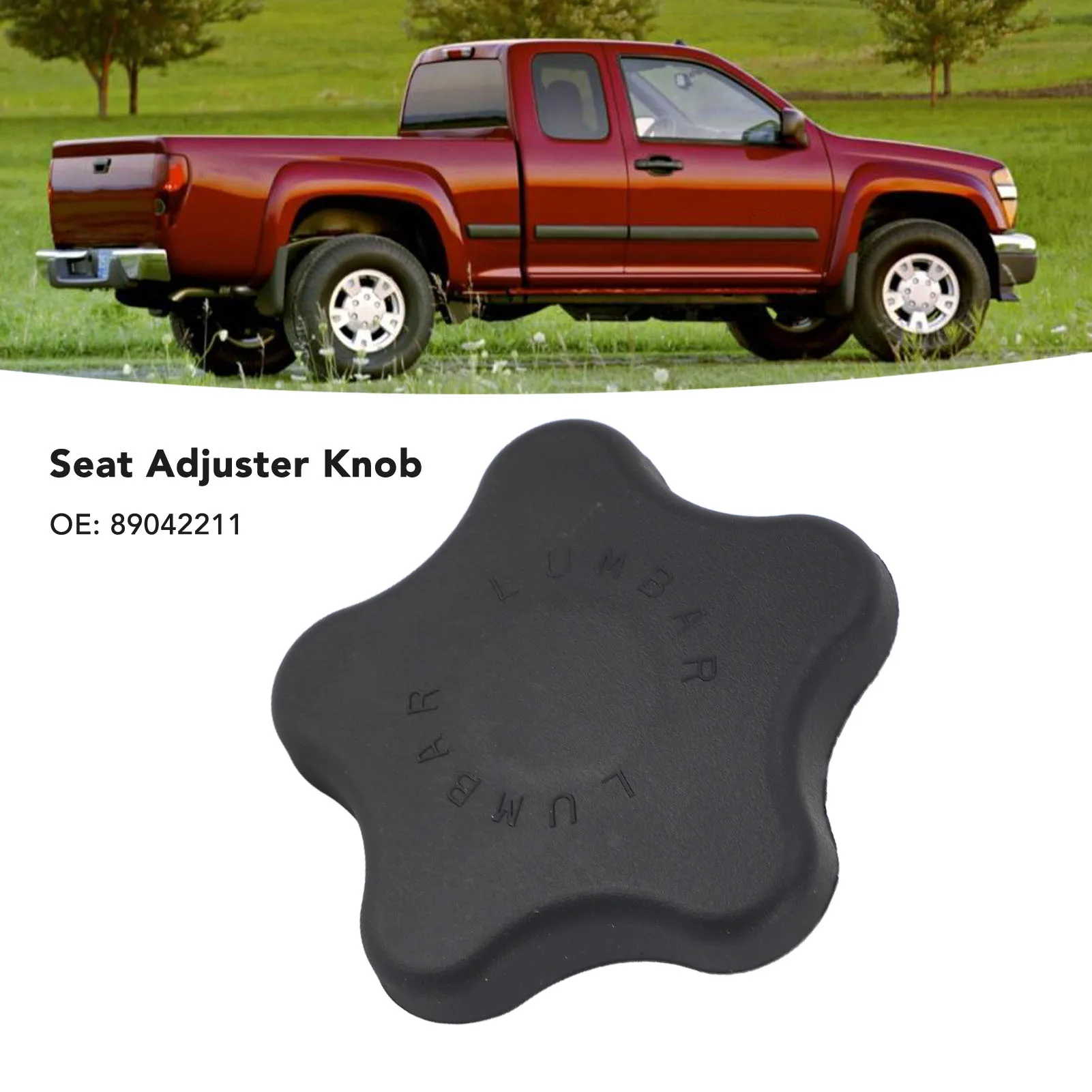 Seat Adjust Handle Lumbar Seat Adjuster Knob 89042211 Easy Adjustment for Trailblazer Envoy Bravada Rainier Seat Lumbar Knob