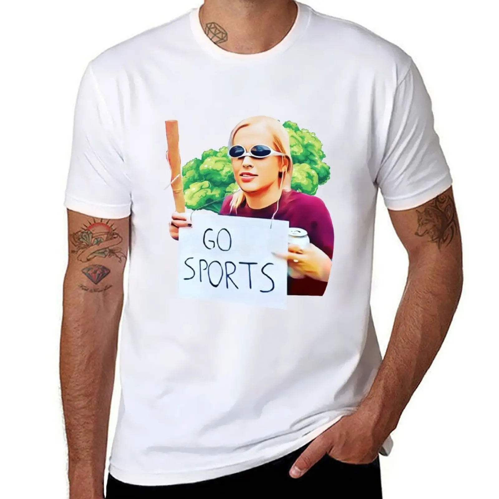 

Go Sports Girl Meme T-Shirt man t shirts high quality luxury brand graphic t shirts for man T-Shirt
