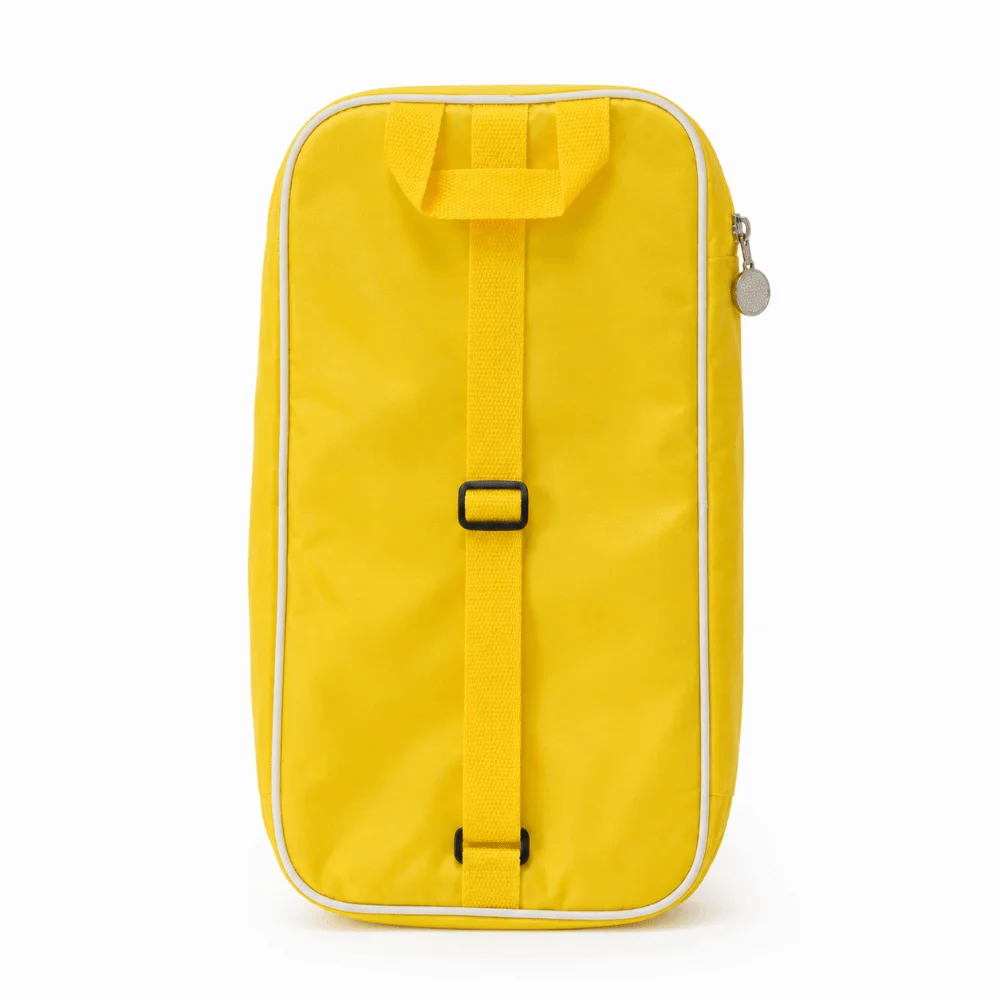 Portable Multi-porpose Pickleball Racket Bag Yellow Blue Mesh Breathable Racquet Bag Handheld Light Weight Sport Bag Pickleball