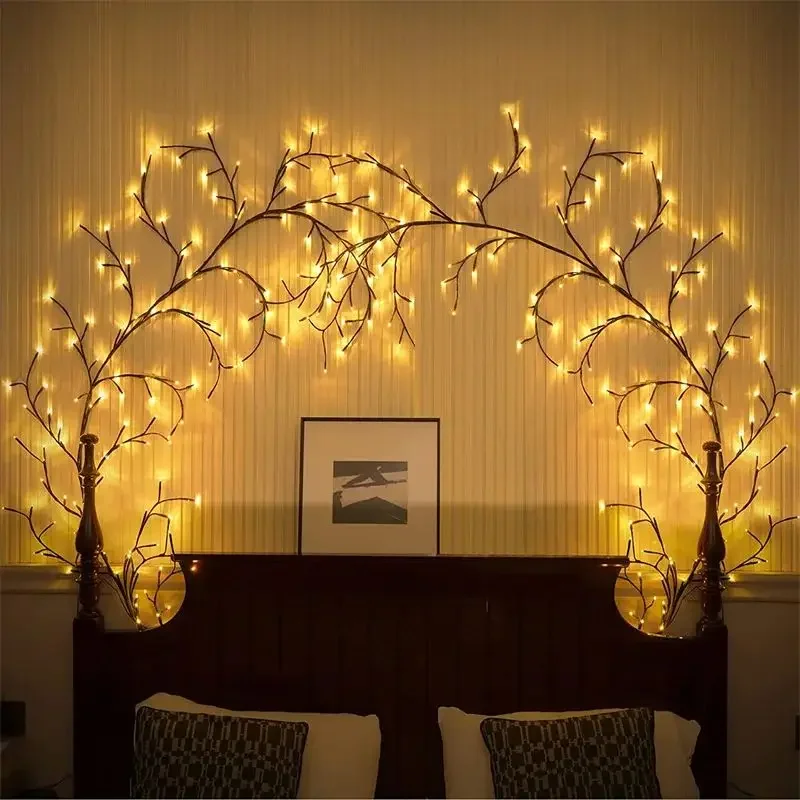 

Shiny Enchanted Willow Vine Bendable Lighted Vine Tree Branch Led Wall Tree Enchanted Willow Vine Light Bookshelves Vine Lights