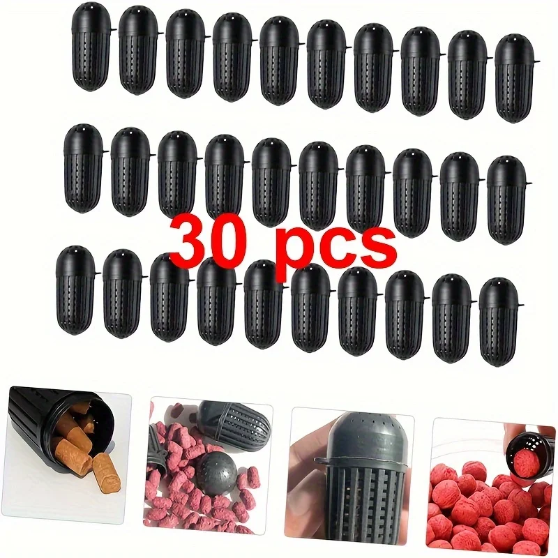 30 قطعة قفص طعم الصيد البلاستيكي حامل سلة الصيد لصيد سمك الشبوط في الهواء الطلق #2