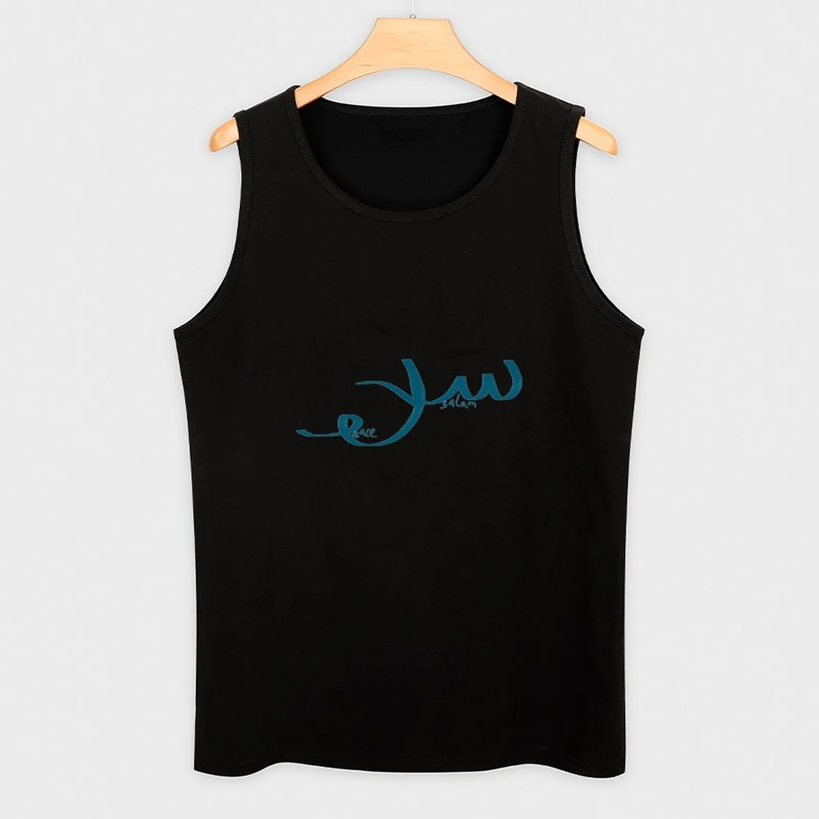 Salam - 그린 탱크탑 남성용 민소매 티셔츠 티셔츠 체육관 남성용 민소매 셔츠