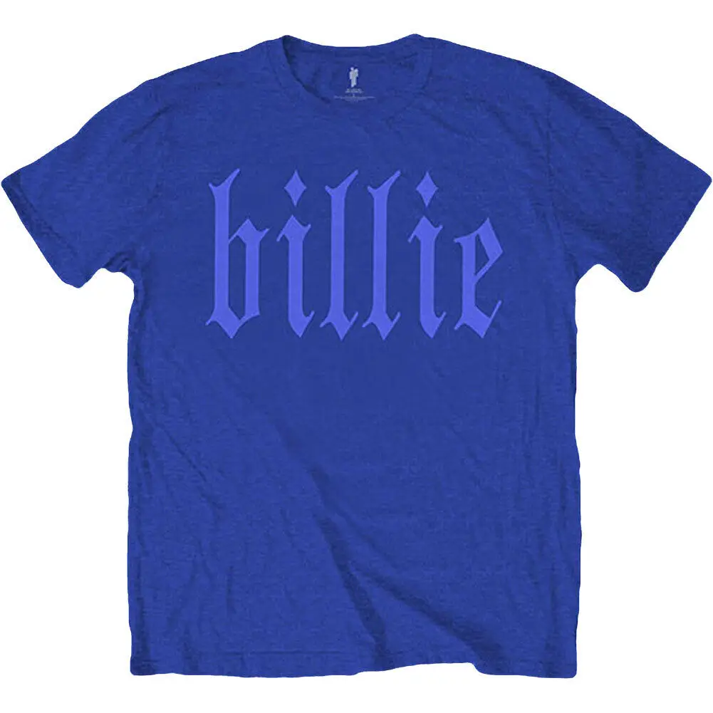 Men's  Billie 5 (Back Print) Slim Fit T-shirt Medium Blue