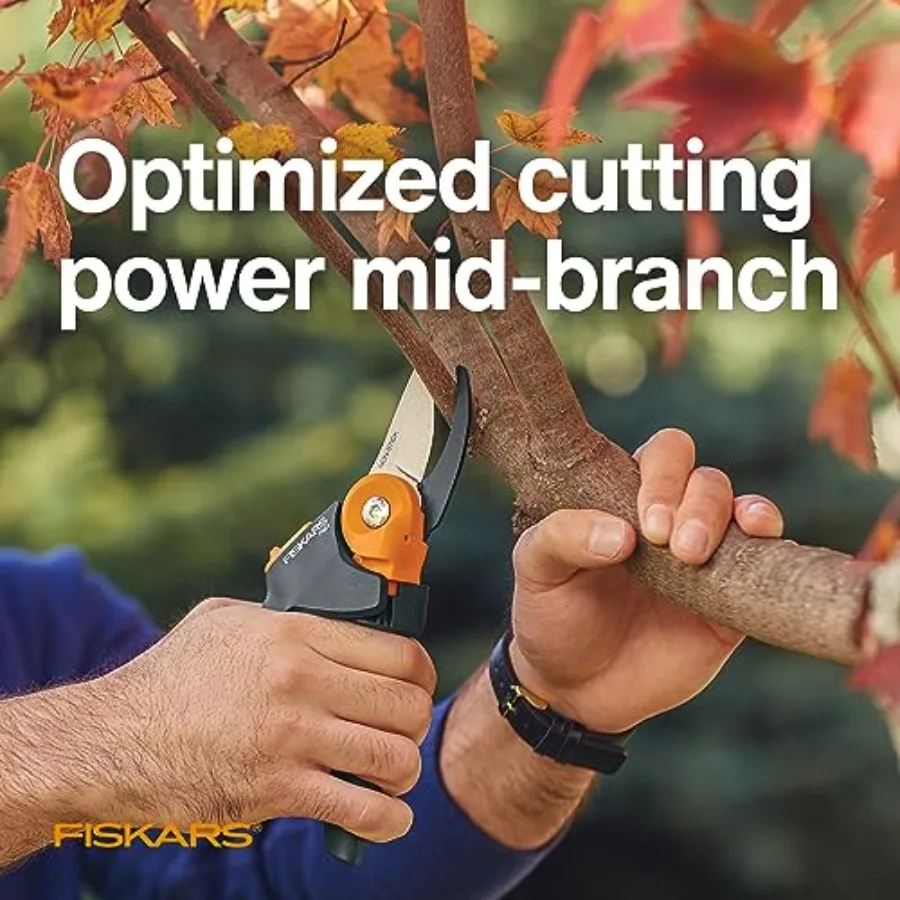 Pruning Shears Bypass Pruner with PowerGear Technology Designed for Efficiently Cutting Through Stems up to 3 4Inch in Gardenin
