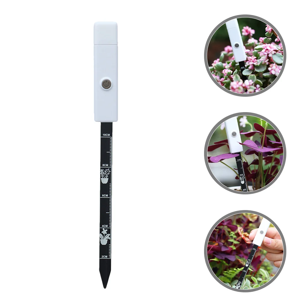 

Soil Moisture Meter Durable Plastic Iron Material Plant Water Shortage Indicator Garden Soil Testing Tool for Fruits Flowers