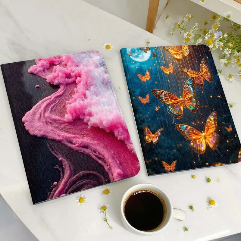 

Pink Cloudy River Flow Tablet Case For Huawei Honor MatePad MediaPad Air 5 6 7 11 V6 V7 V8 V9 X9 X8 T10 T10s C5e T5 Gift