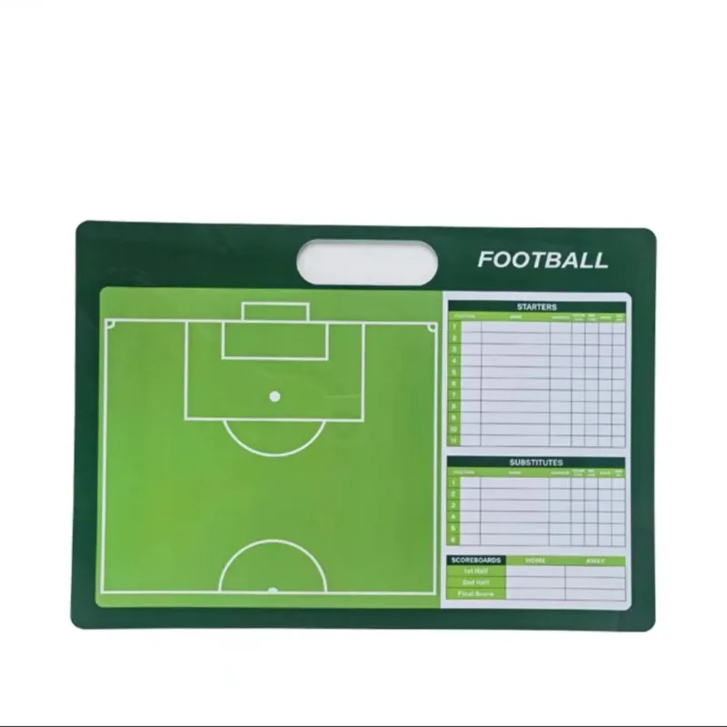 Football Tactical Board PVC Erasable Magnetic Strategy Clipboard Two-side Application Soccer Training Match Coach Accessory