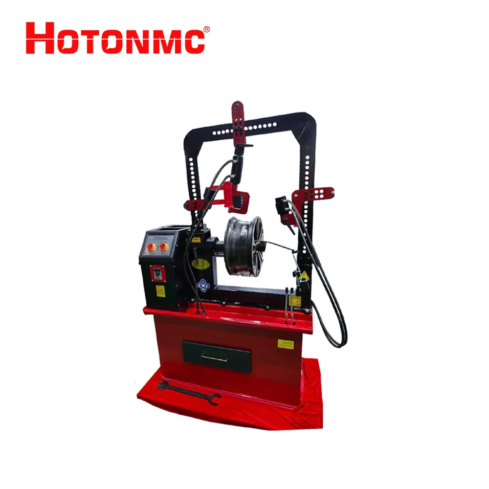 Aluminum Alloy Rim Straightening Machine Xlz-70 Wheel Rim Straightener with Lathe Repair Wheel Hub Machine