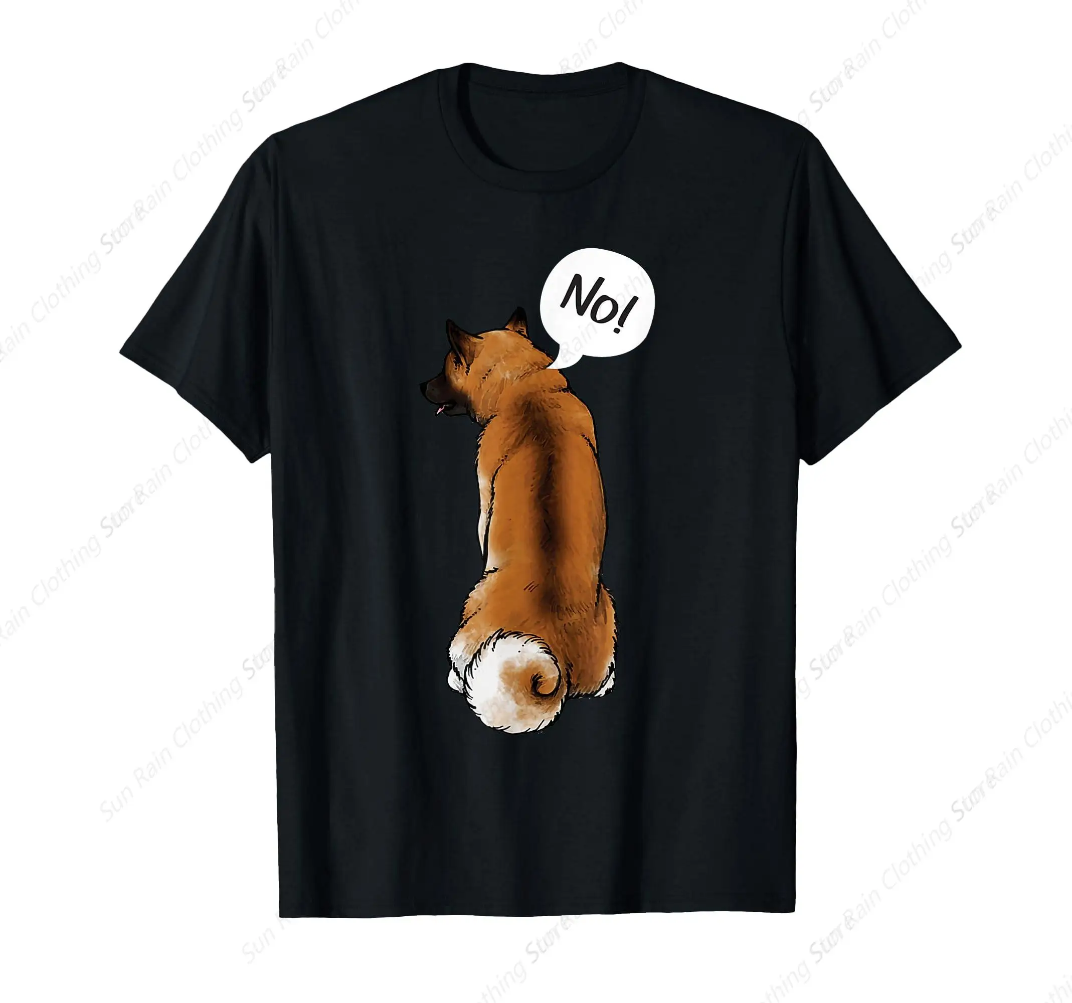 Akita-Camiseta para amantes de los perros, camiseta Vintage de ocio para hombre, ropa Unisex suave para uso diario, Tops deportivos suaves para mujer