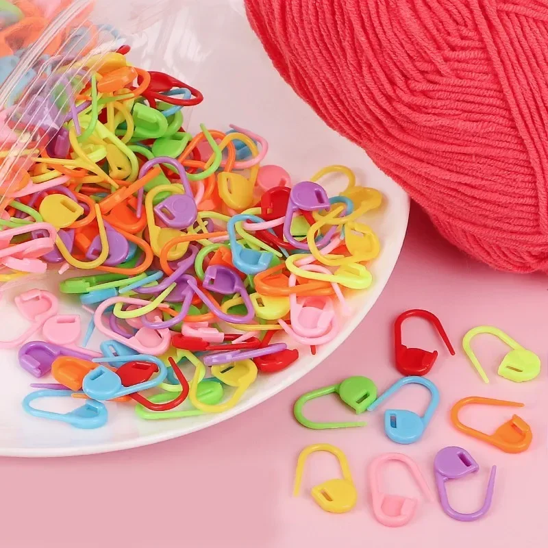 Colorful Knitting Stitch Markers Small Pin Tools Essential for Sweaters Shoes Hats Scarves & DIY Knitting Projects