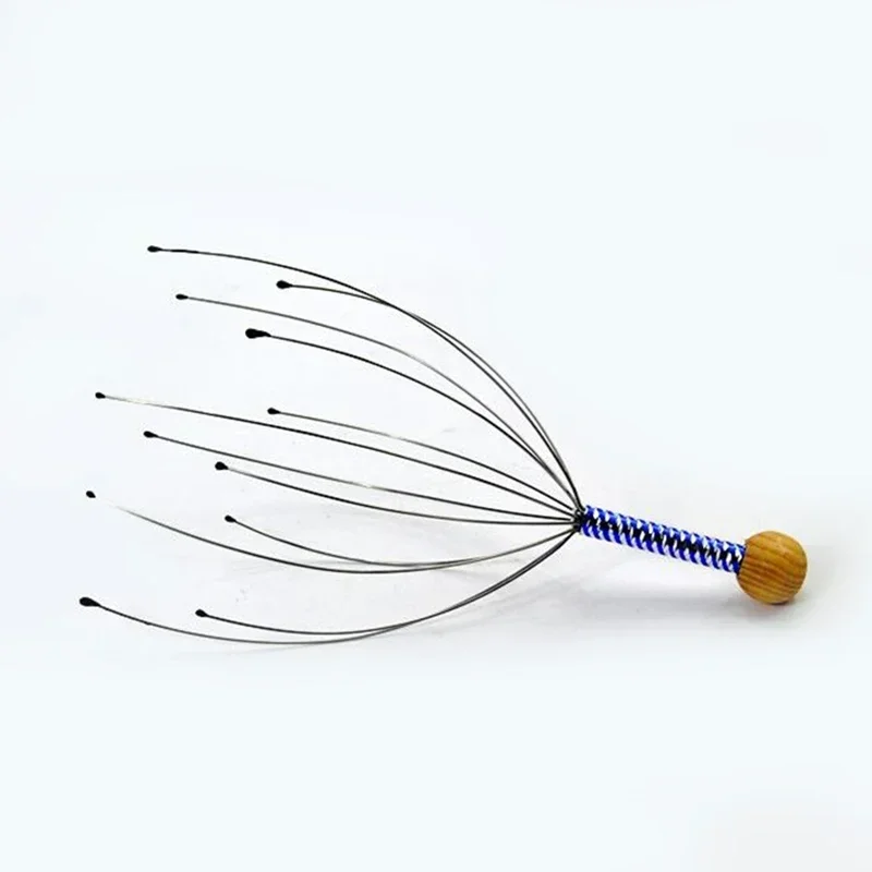1/2pcs Octopus Head Relaxing Massager Claws Comb Stress Relief Massage Release Head Back Scratching Combs Massagers Tool image 2